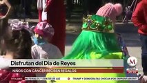 Niños con Cáncer reciben regalos por Día de Reyes