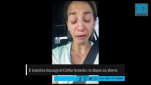El dramático relato de Cinthia Fernández: le robaron sus ahorros