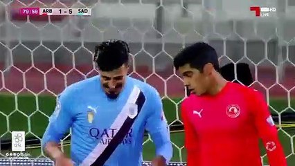 Deuxième but de Bounedjah vs Al Arabi
