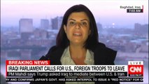 BREAKING NEWS: President Donald Trump threatens sanctions on Iraq if troops expelled. @JomanaCNN #Iraq #USTroops #us #News #Breaking #CrisisWithIran