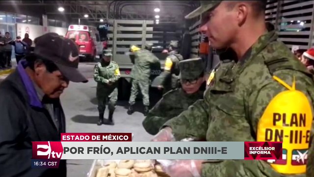 Aplican Plan DN-III por bajas temperaturas