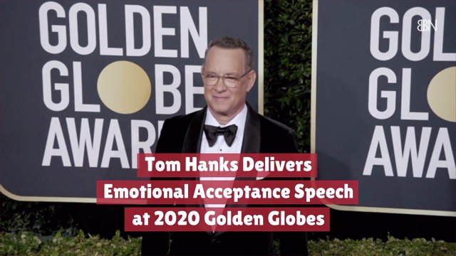 Tom Hanks At The 2020 Golden Globe Awards
