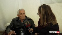 Report TV - Familjet në çadra në Thumanë, Banorët: Nuk e festuam Vitin e ri