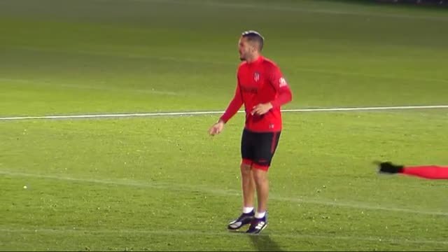 El Atlético prepara la Supercopa ante el Barça