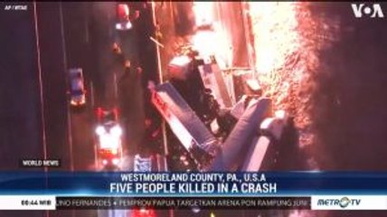 Five People Killed in Crash at Pennsylvania Highway