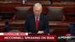 Mitch McConnell complains about Democrats not being bipartisan on Iran before going off on impeachment