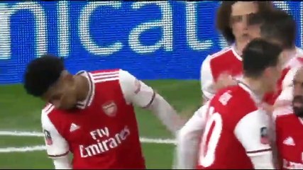 Reiss Nelson Goal - Arsenal 1-0 Leeds