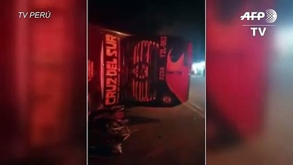 Al menos 16 muertos en accidente en carretera del sur de Perú
