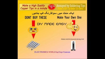 Soldering Tip in a Minute DIY