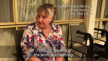 Australian navy ship joins bushfire relief efforts