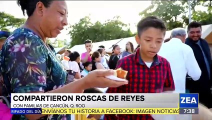 Rifado del día: reparte Rosca de Reyes y promueve la unión familiar