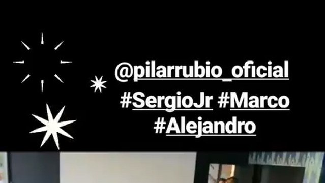 Los hijos de Sergio Ramos abren los regalos de Reyes