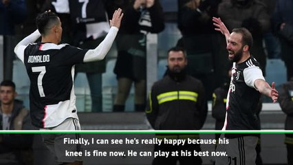 Ronaldo over knee issues after hat-trick v Cagliari - Sarri