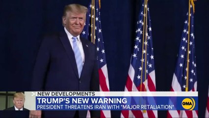 President Trump's new threat to Iran in case of retaliation l ABC News