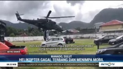 Helikopter Kepala BNPB Gagal Terbang di Sangihe