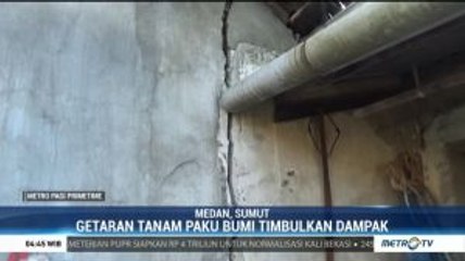 Belasan Rumah Warga Retak Diduga Akibat Proyek Jembatan Sei Deli
