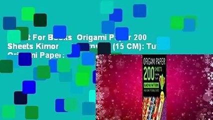 Télécharger la video: About For Books  Origami Paper 200 Sheets Kimono Patterns 6