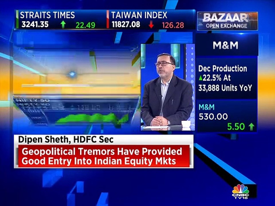 Geopolitical tremors have provided good entry into Indian equity markets, says HDFC Securities