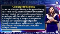 MBA || Dr. Kanika Gupta || Types of Thinking and  Critical problem solving || TIAS || TECNIA TV