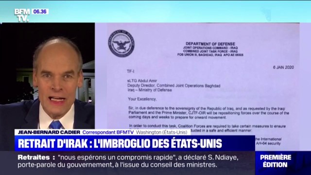 L'armée américaine annonce par erreur dans une lettre son retrait d'Irak