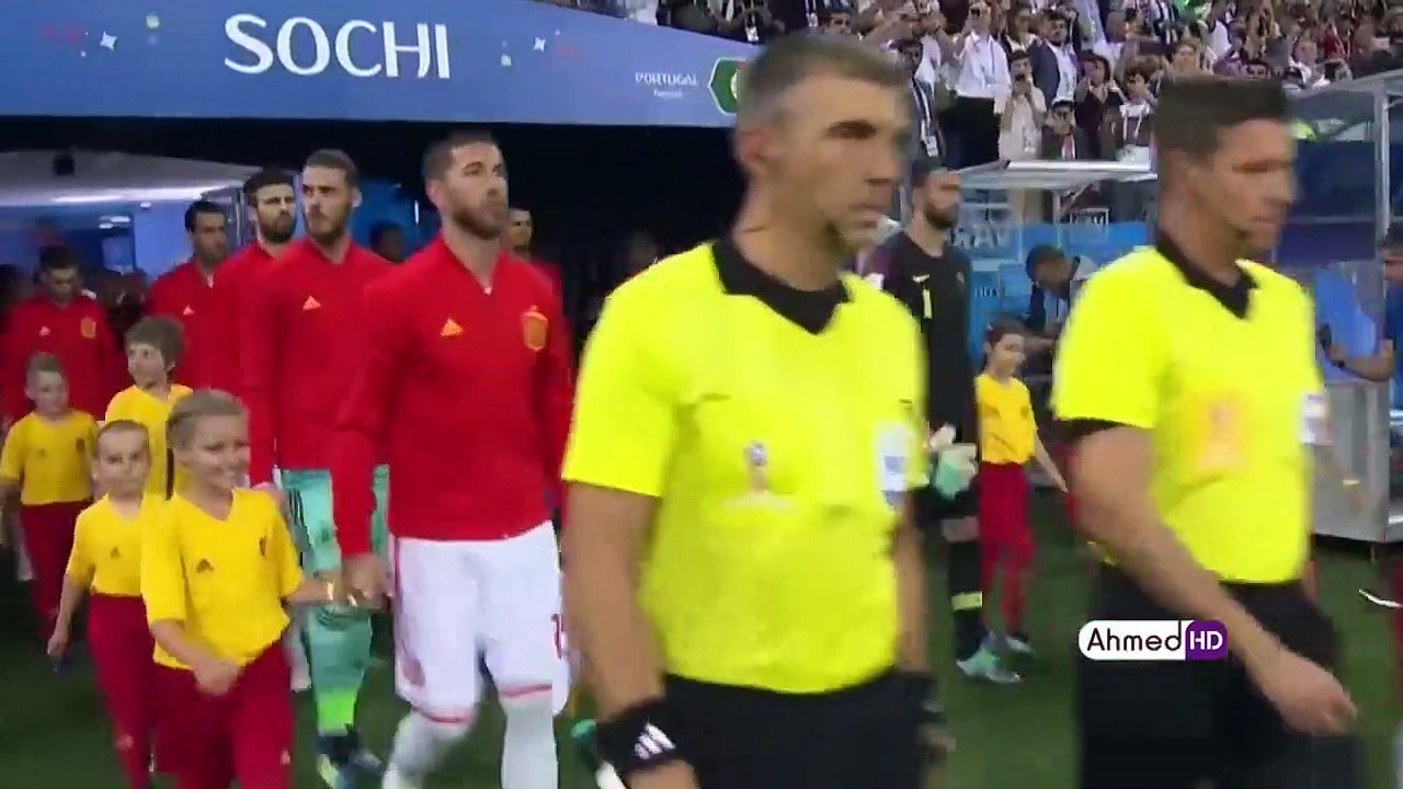 ملخص مباراة اسبانيا والبرتغال [ 3-3 ] كاس العالم 2018 بتعليق حفيظ دراجي HD