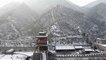 Les images poétiques de la Grande Muraille de Chine sous la neige