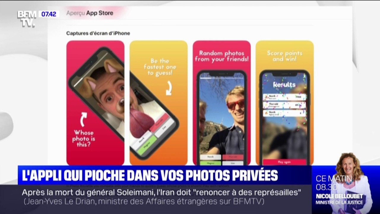 "Photo Roulette", cette appli qui pioche dans vos photos privées n'est pas sans risque