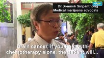 Free handouts of cannabis oil at Bangkok medical marijuana clinic