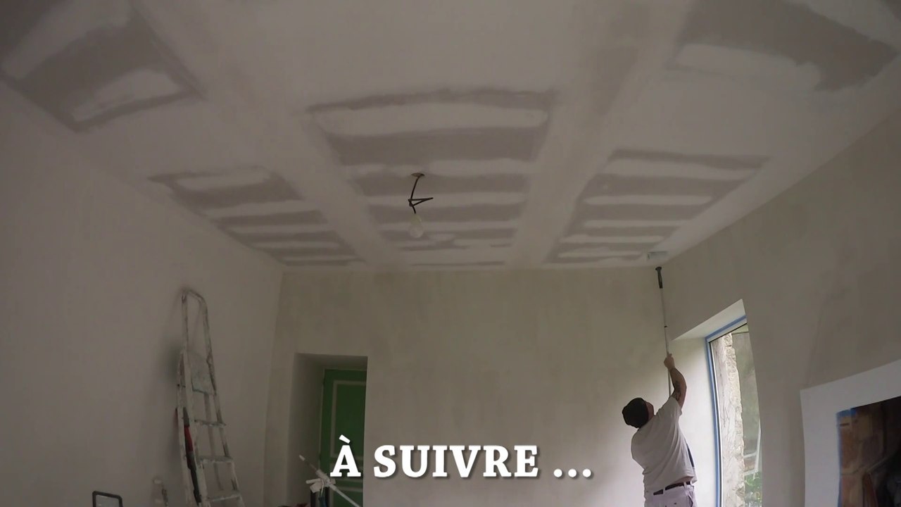 comment peindre un plafond placo sous-couche peinture impression application pros astuce zolpan microtex 12