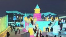 Espectacular festival de esculturas de hielo en China