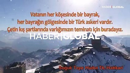 MSB zorlu koşullarda görev yapan askerleri paylaştı