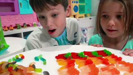 Челлендж Настоящее и съедобное Макс и Катя