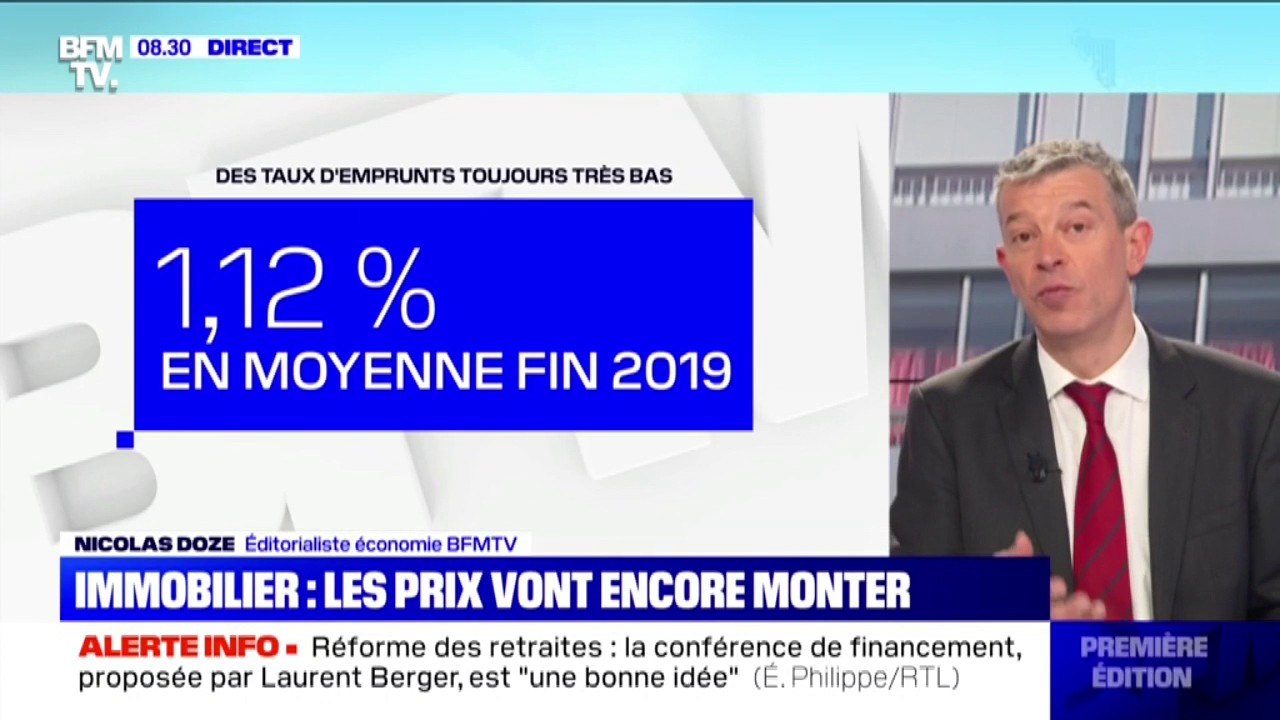 En 2020, les prix de l'immobilier vont continuer à grimper, tandis que les taux d'emprunt resteront bas