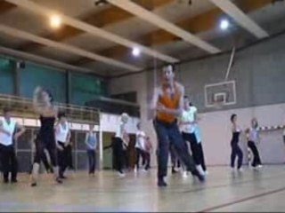 Pendant le stage International de danse de Voiron