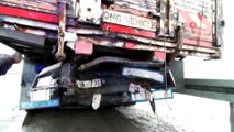 Bolu’da, TEM Otoyolu’nda kamyonlar çarpıştı:1 ölü