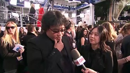 Brad Pitt y otras estrellas de Hollywood nos hablan desde los Globos de Oro