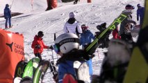 David Bisbal y Rosanna Zanetti lo dan todo esquiando con su hija Ella