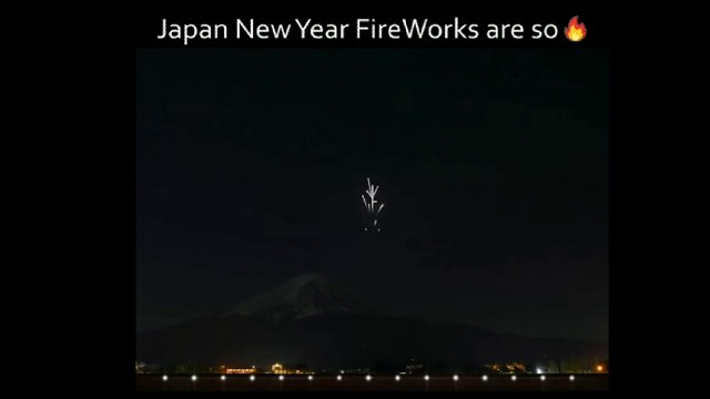 Japanese New Year 2020 Fireworks are awesome