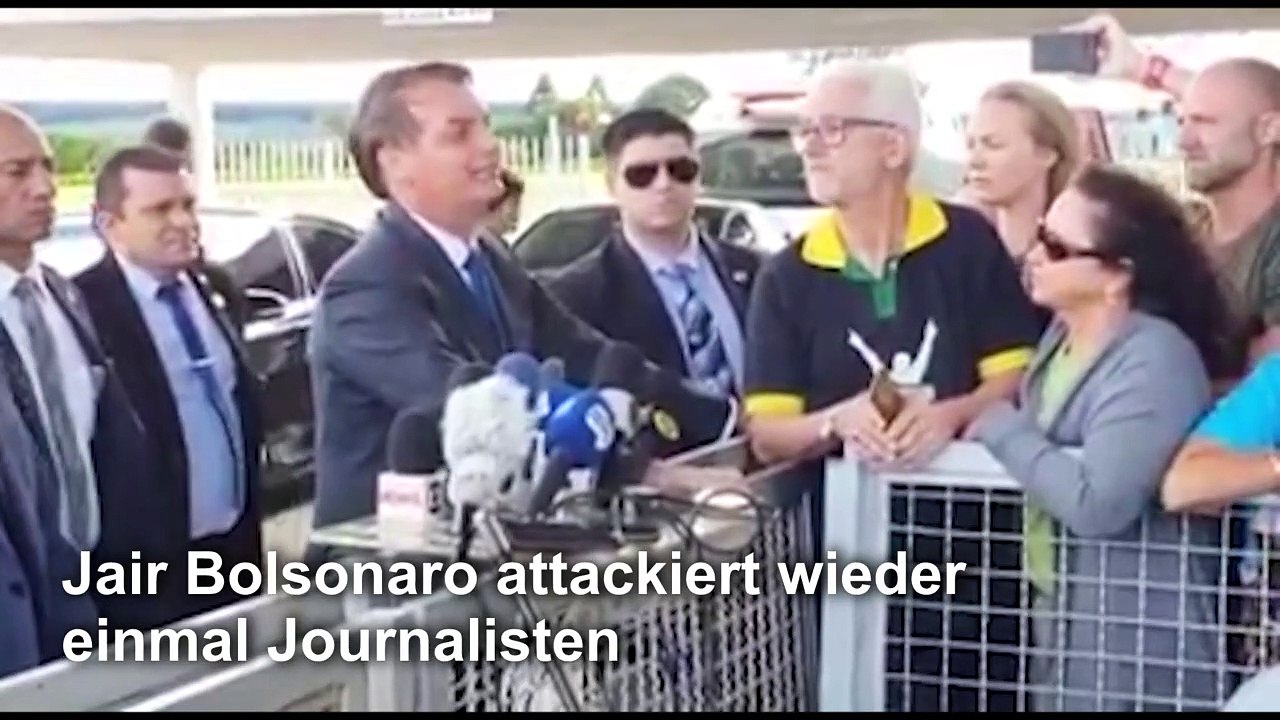 Bolsonaro: Journalisten sind 'aussterbende Art'