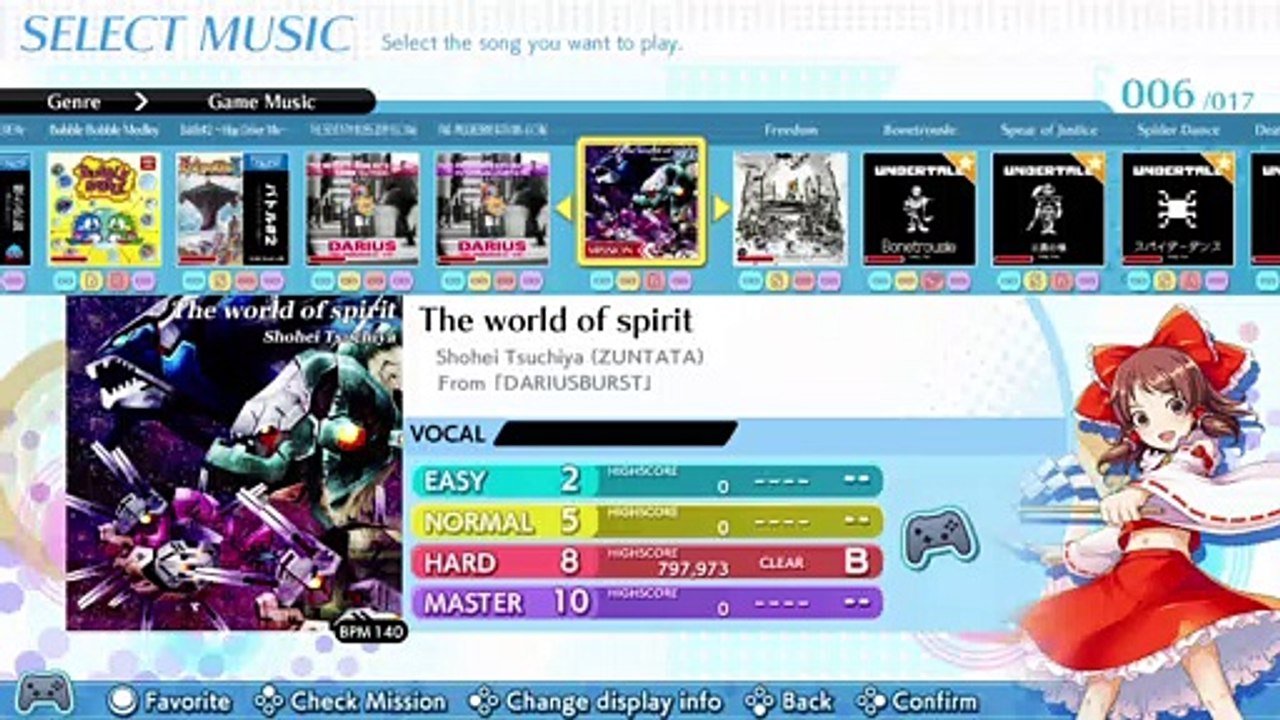 Groove coaster Switch - Undertale - Spider Dance
