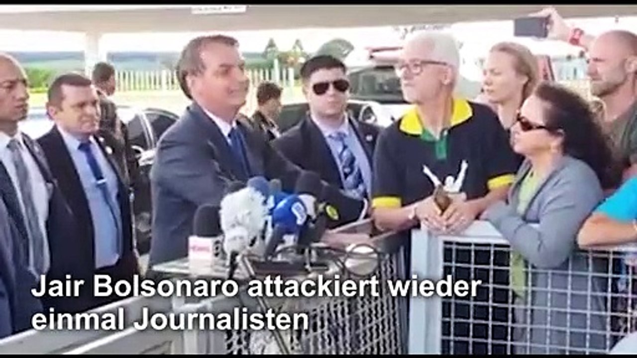 Bolsonaro: journalisten sind "aussterbende art"