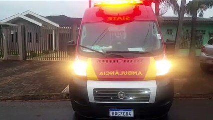 Idosa de 81 anos sofre queda e é atendida pelo Siate no Bairro Vila Tolentino