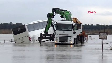 Antalya iki günlük yağış antalya'yı vurdu
