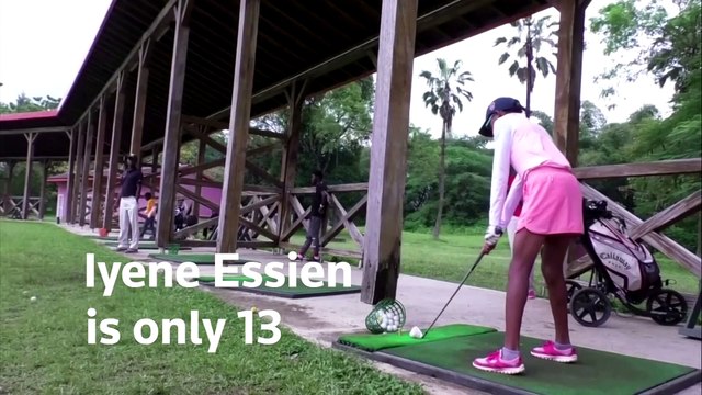 'I'll take the golf world by storm', says Nigerian female teen golfer