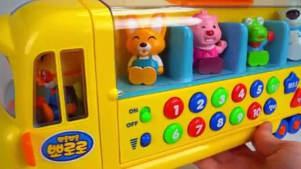 Learn Colors and Counting with Pororo the Little Penguin School Bus-