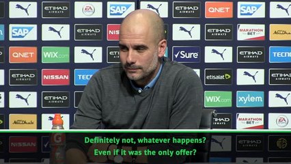 Download Video: Guardiola rules out ever managing Man United