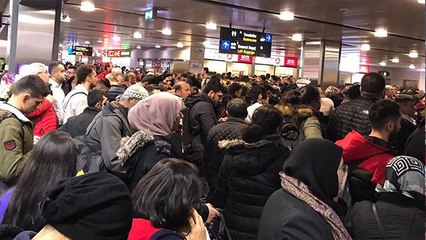 Sabiha Gökçen havalimanında yoğunluk