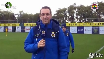 Ersun Yanal, FB TV muhabirine şaka yaparsa...