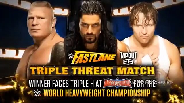 WWE Best Matches Roman Reigns vs Brock Lesnar Vs Dean Ambrose Full Match Highl ¦ wwe fight