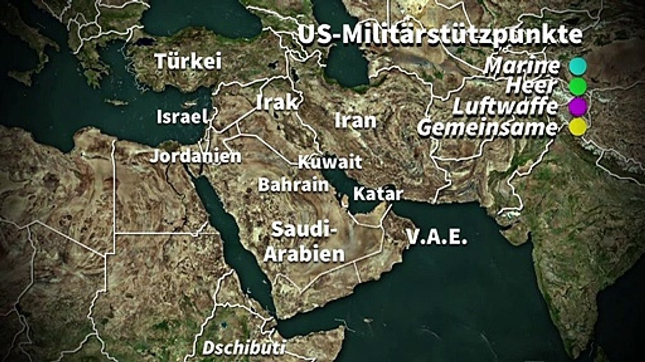 Videografik: US-Truppen im Nahen Osten